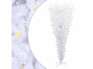 Sapin de noël, arbre de noël artificiel avec 150 led blanc 120 cm pvc et acier cf61181