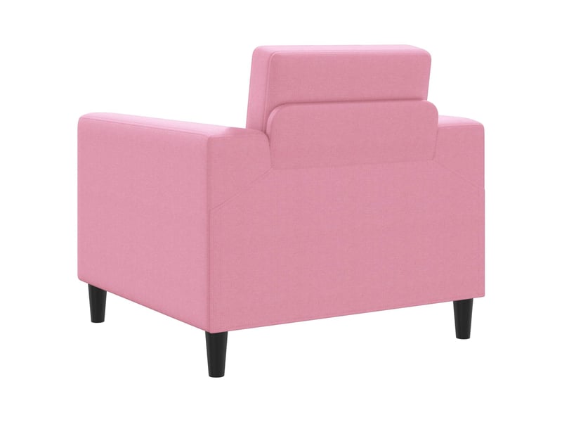  Vidaxl fauteuil rose tissu  - Conforama E