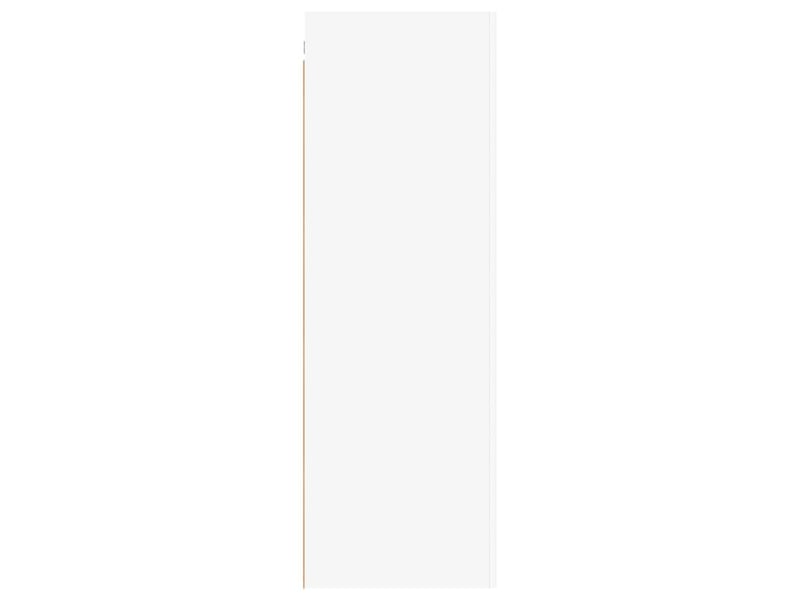  Lot de 2 meuble tv bas salon blanc 30,5x30x90 cm bois d’ingénierie  - Conforama E