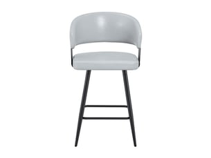 Chaise de salle à manger rembourrée avec dossier et accoudoirs – style mid-century moderne, maison, cuisine, hôtel