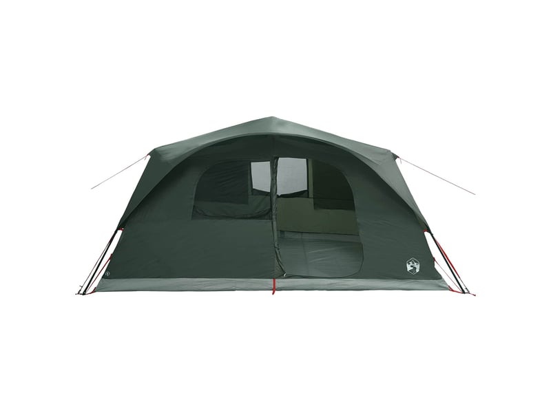  Tente instantanée, tente de camping 10 personne vert armée polyester et acier  - Conforama D