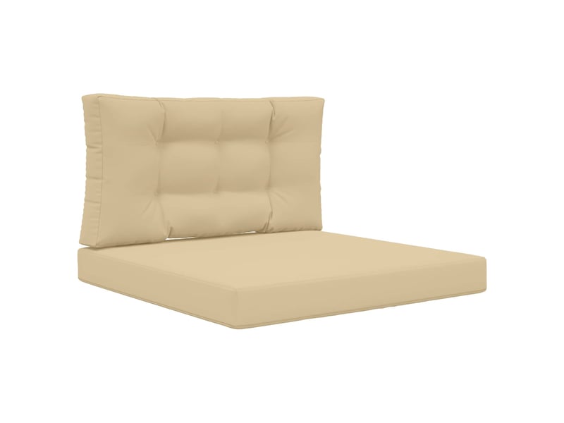  Coussin de canapé d'extérieur, coussin de chaise polyester beige 80 x 80 cm cf54026  - Conforama A