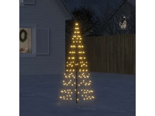 Sapin de noël, arbre de noël à led 200 led blanc 180 cm cf60985