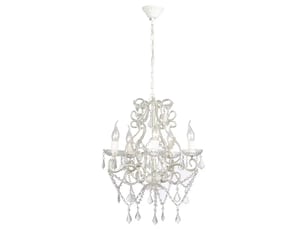 Chandelier classique en cristal élégant 108 x 45 x 45 cm avec 2800 perles de verre style luxueux en métal transparent 02_0046023