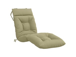 Coussin de transat, coussin pour bain de soleil vianen 100 % polyester vert clair cf56368