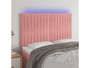 Tete de lit A poser largeur 144 cm rose
