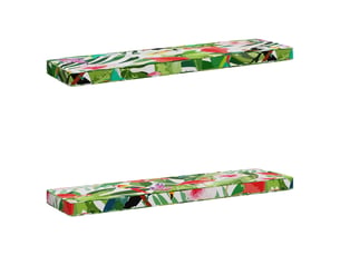 Lot de 2 coussins de banc, coussins d'assise vught 100 % polyester cf58300