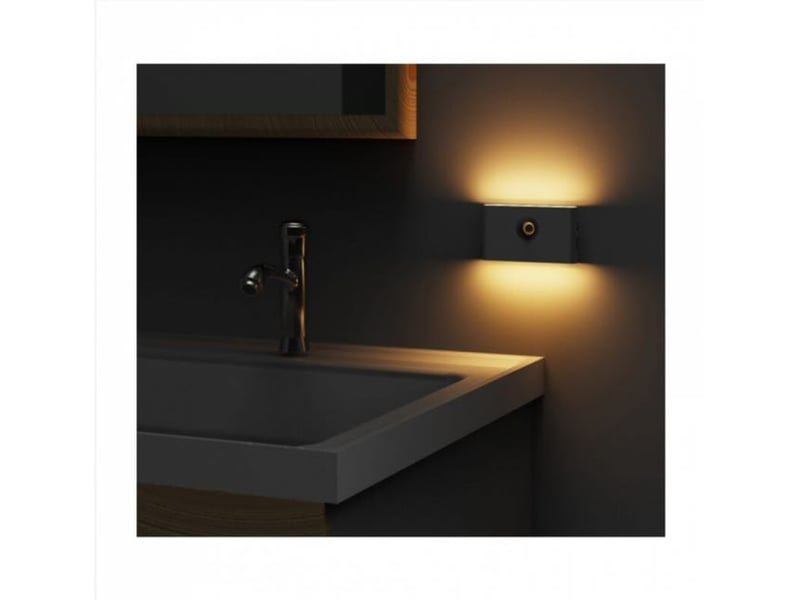  Veilleuse led avec détecteur de mouvement, lampe led pour armoire, à capteur rechargeable par usb, design magnétique, blanc HRC0003976LY - Conforama C