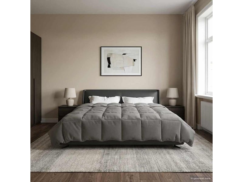  Couette - duvet d'été 220 x 260 cm été microfibre (100% polyester)  - Conforama B