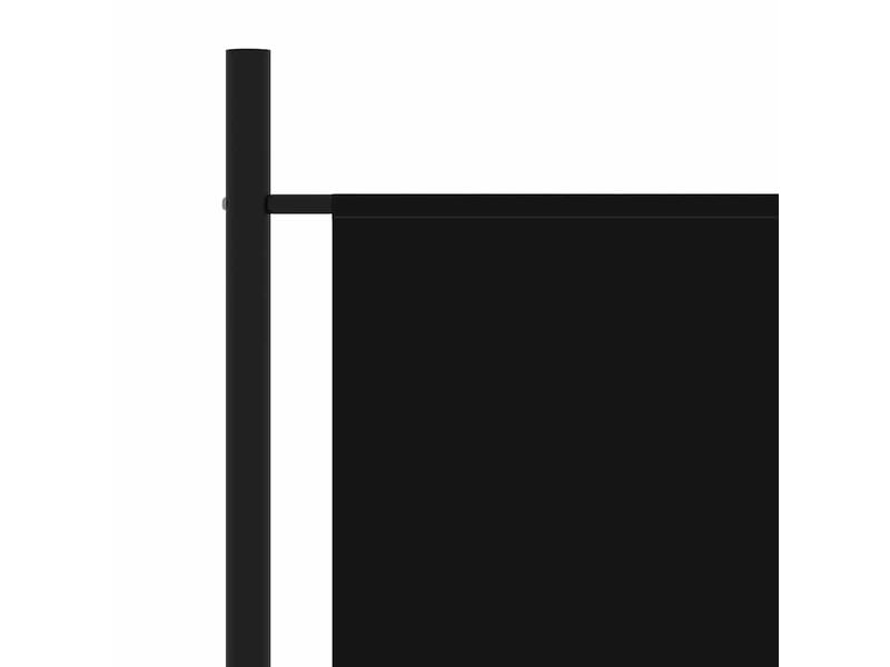  Paravent | cloison de séparation noir 175x180 cm tissu  - Conforama D