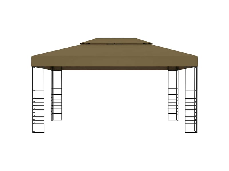  Tonnelle avec guirlande lumineuse à led 3x4 m taupe cf62469  - Conforama D