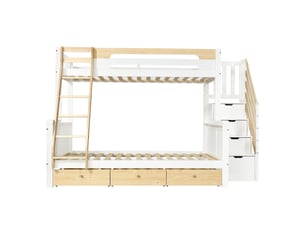 Lit superposé 140x200 cm <strong>BGSRYAO</strong>  <strong></strong> coloris blanc