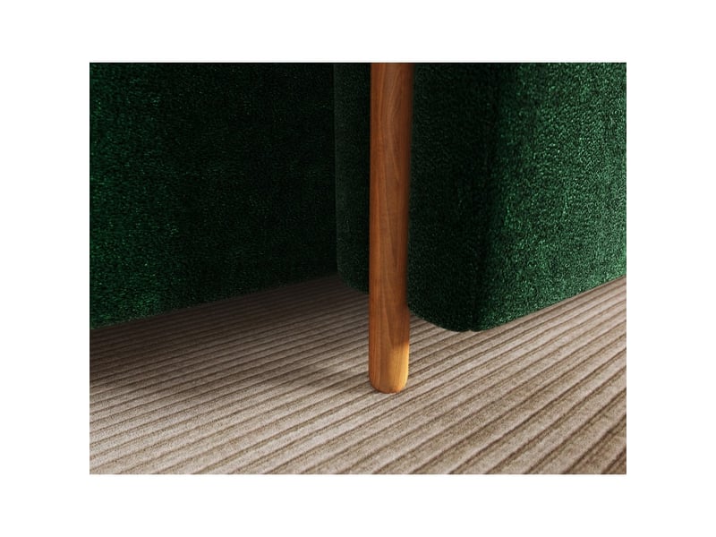  Canapé d'angle convertible arvessa vert émeraude bouclette – angle droit  - Conforama E