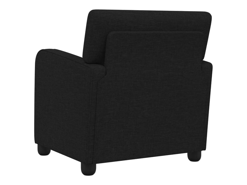 Vidaxl fauteuil noir tissu  - Conforama E