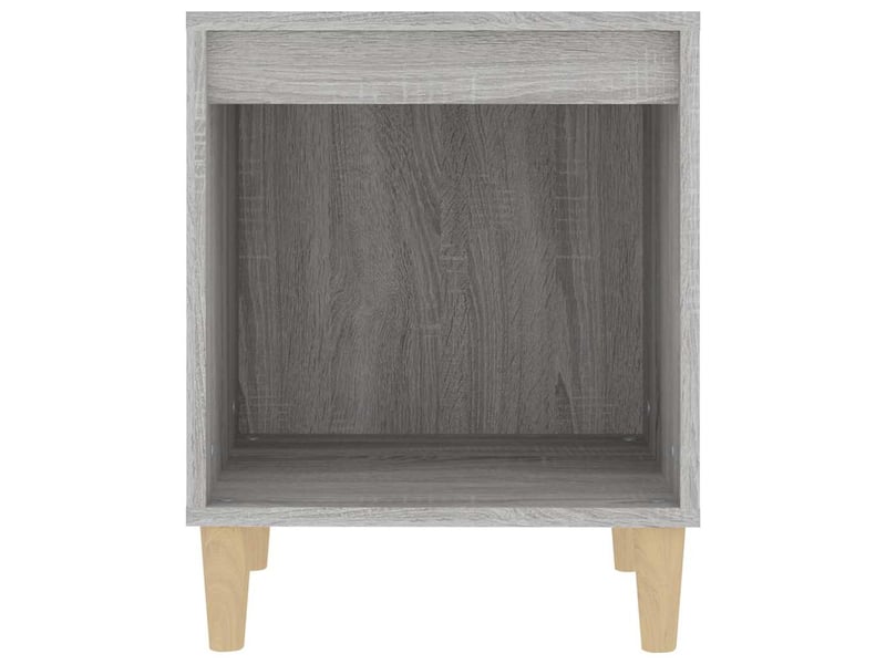 Table de chevet - cabinet de chevet - table de nuit sonoma gris 40x35x50 cm  - Conforama D
