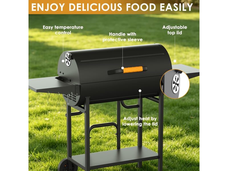  Xxl barbecue au charbon double face,barbecue xxl avec grille | adapté pour moins et plus, fêtes et réunions de famillexxl barbecue au charbon double face,barbecue xxl avec grille | adapté pour moins et plus, fêtes et réunions de…  - Conforama B