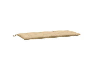 Coussin de banc de jardin, coussin d'assise beige mélangé 120x50x7 cm tissu cf52659