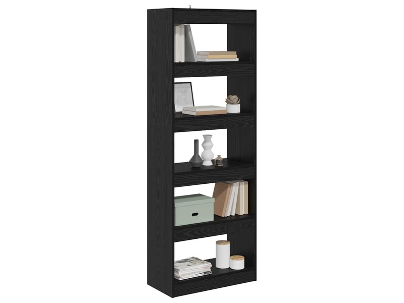  Bibliothèque 5 niveaux, armoire à livres 60 x 30 x 166 cm bois d'ingénierie shl1905  - Conforama C