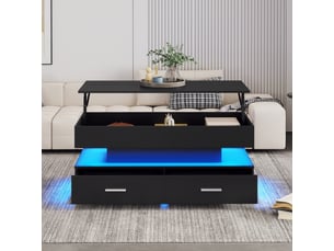 Table basse  coloris noir <strong>PEXCHO</strong> <strong></strong>