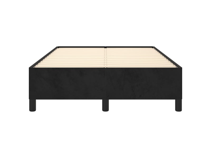  Lit double- lit adulte -  cadre de lit sans matelas gris foncé 120x190 cm velours  - Conforama D
