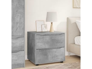 Commode 1 tiroir(s) <strong></strong> <strong></strong> coloris gris largeur 60 cm