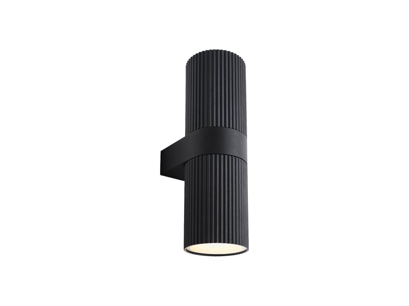 Applique murale extérieur surface cannelée, kyklop maxi en métal noir, ip54, nordlux 2618231003 - Conforama A