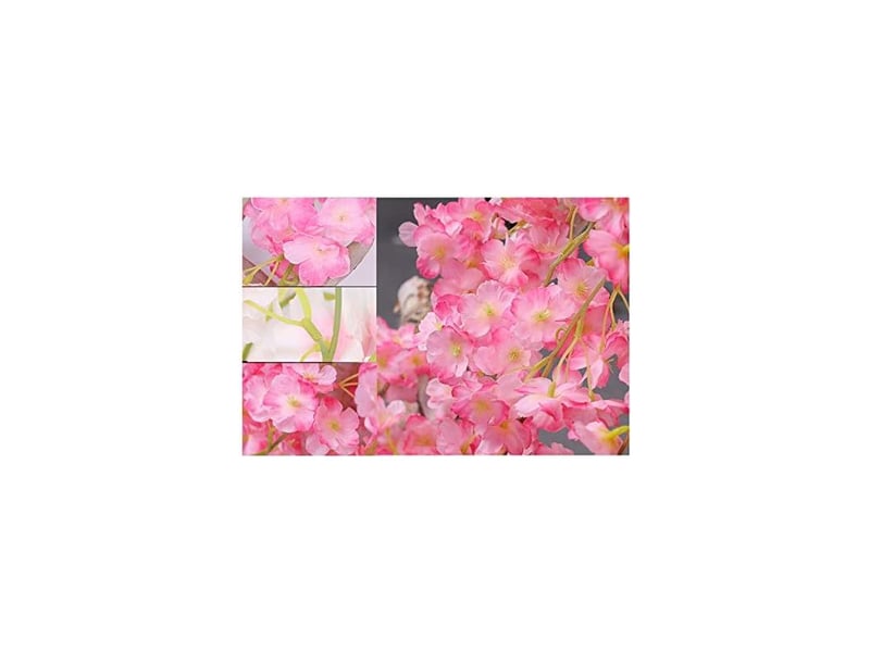  Pièce - fleur artificielle rose foncé de 180 cm 70 pouces  - Conforama D