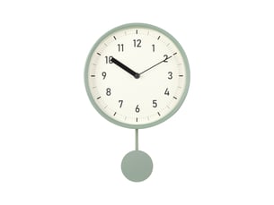 Horloge pendule 25x37cm vert