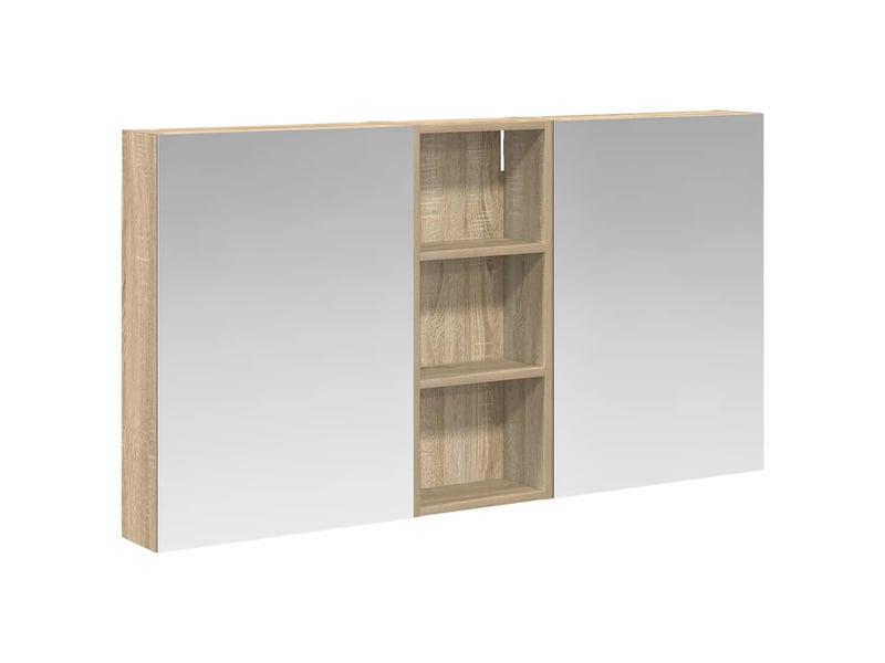  Ensemble de meubles de salle de bain 3 pcs 130x14.5x70 cm shl1132  - Conforama A