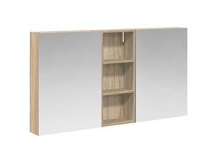 Ensemble de meubles de salle de bain 3 pcs 130x14.5x70 cm shl1132