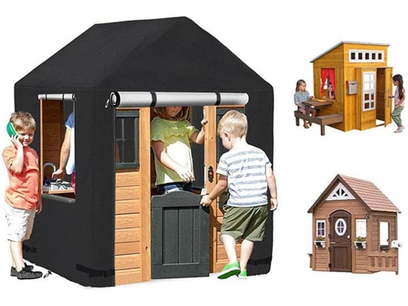  Housse anti-poussière pour maison de jeu enfant – 142x142x153 cm  - Conforama E