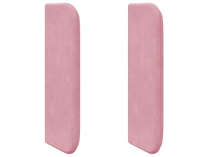 Tete de lit A fixer sur le cadre de lit largeur 40.5 cm   rose