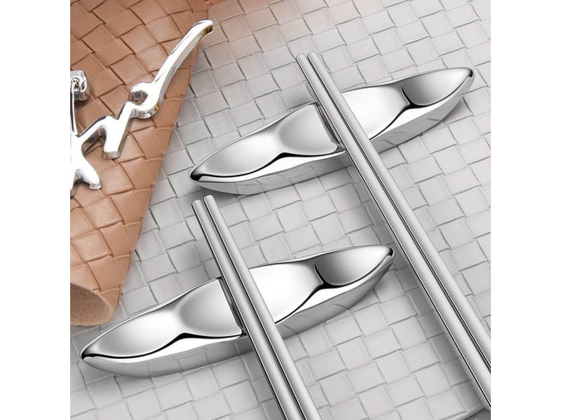  Repose-baguettes en métal, 4 pièces, porte-baguettes décoratif, cuillères fourchettes, support à couverts de cuisine pour maison, cuisine du restauran  - Conforama C