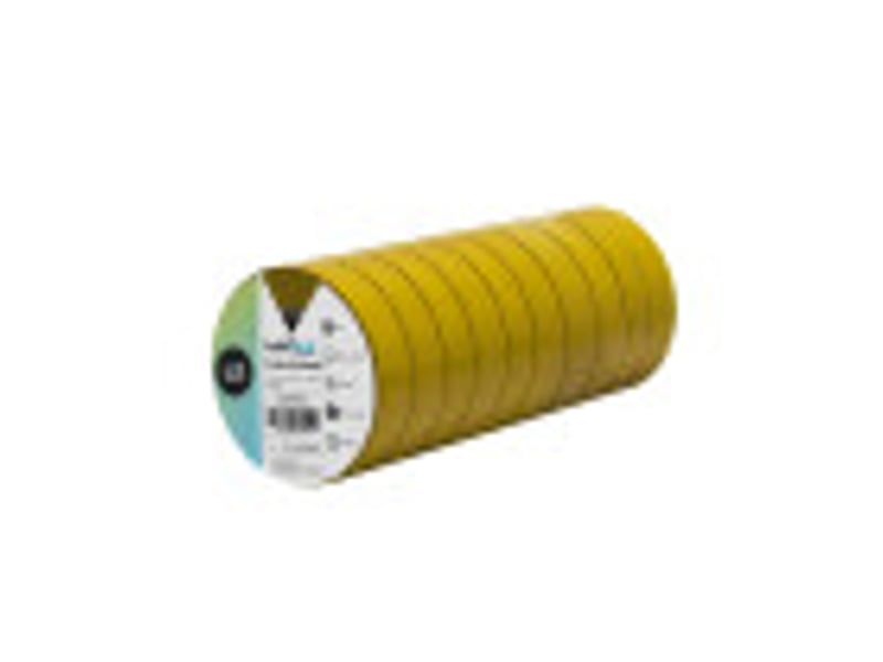  Ruban isolant pvc fabrilamp aislante 19 mm x 10 m jaune 190211050 - Conforama D