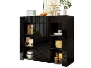 Buffet    <strong></strong> <strong>sell-17897142677940</strong> - 95 cm coloris noir 