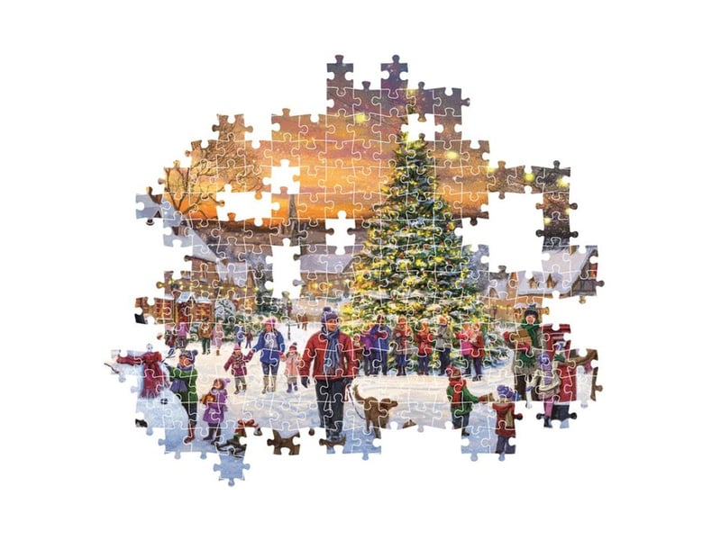  Puzzle 500 pièces noël magic moments avec poster collection classique 49 x 36 cm 35629 - Conforama C