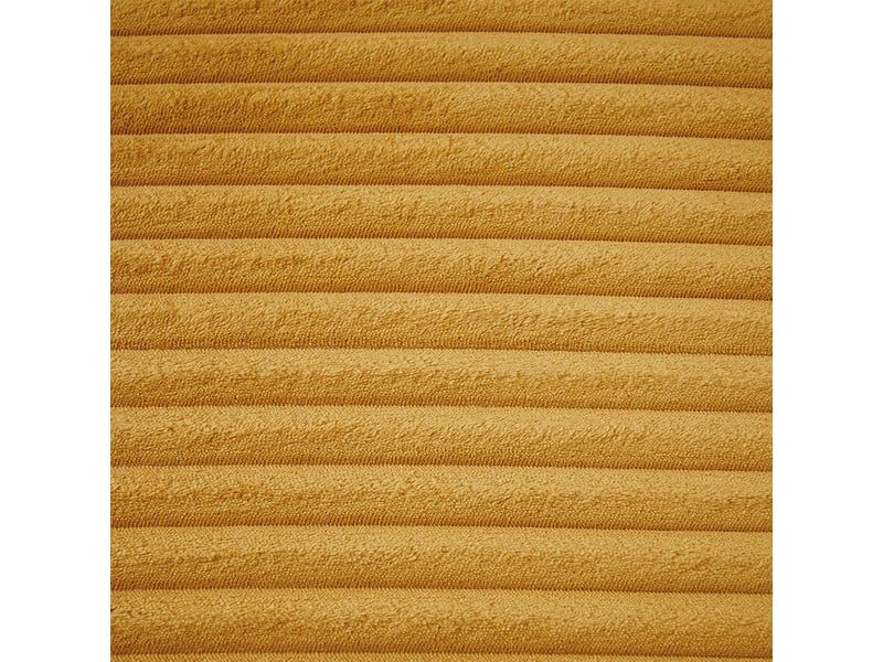  Méridienne convertible en velours côtelé jaune, mousse haute densité et ressorts ensachés IKSETERA TRADING LTD - Conforama E