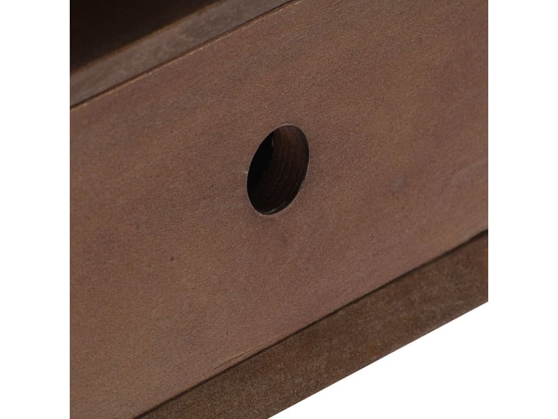  Meuble tv - banc tv - meuble de rangement 110x35x50 cm bois d'acacia solide  - Conforama E