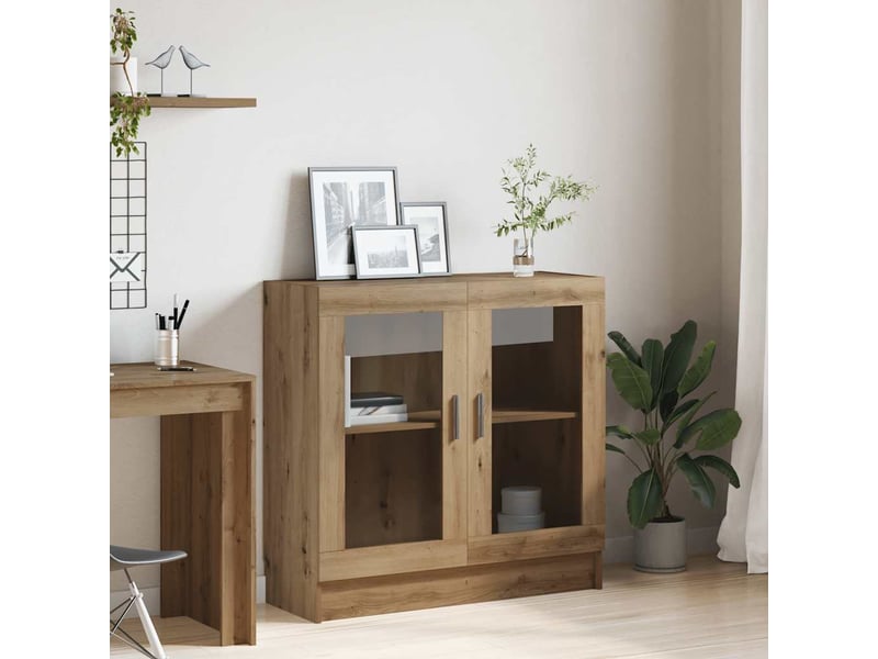  Bibliothèque chêne artisanal 82,5x30,5x80 cm bois d'ingénierie shl9049  - Conforama D