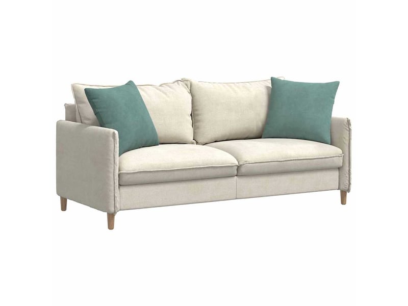  Lot de 2 coussins de canapé, coussins décoratifs vert mer 50 x 50 cm cf59214  - Conforama C