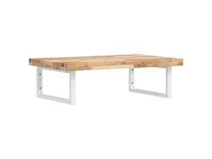 Étagère de vasque | étagère murale acier et bois massif d'acacia shl1444