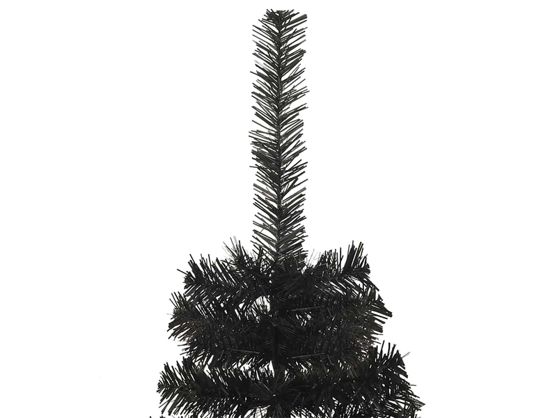  Sapin de noël - arbre de noël noir 180 cm pvc  - Conforama E