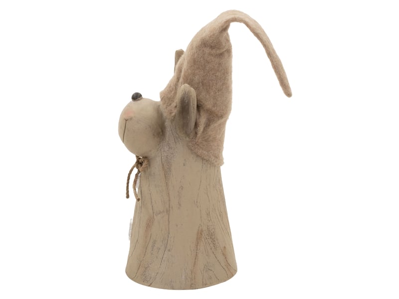  Ecd germany figurine d'élan de noël avec éclairage led, décoration d'intérieur renne avec bonnet, hauteur réglable de 45 cm à 63 cm, fonctionne à piles, statuette décorative en magnésie, marron ECD Germany GmbH - Conforama D