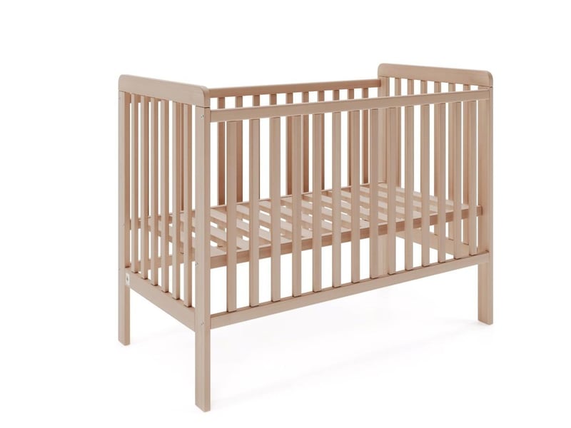Yappyuno - lit bébé 120x60 cm - naturel 4754010385188 - Conforama B