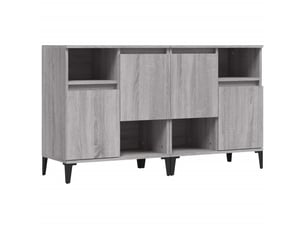 Buffets 2 pcs - bahut - meuble de rangement sonoma gris 60x35x70 cm bois d'ingénierie