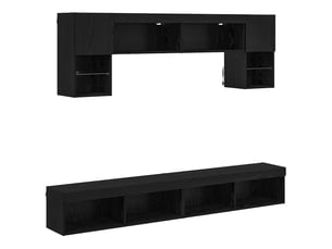 Meuble tv coloris noir  <strong></strong>  <strong></strong>