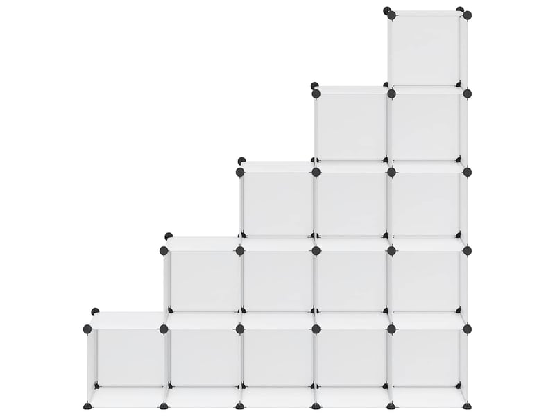  Cubes de rangement 15 pcs transparent pp  - Conforama E