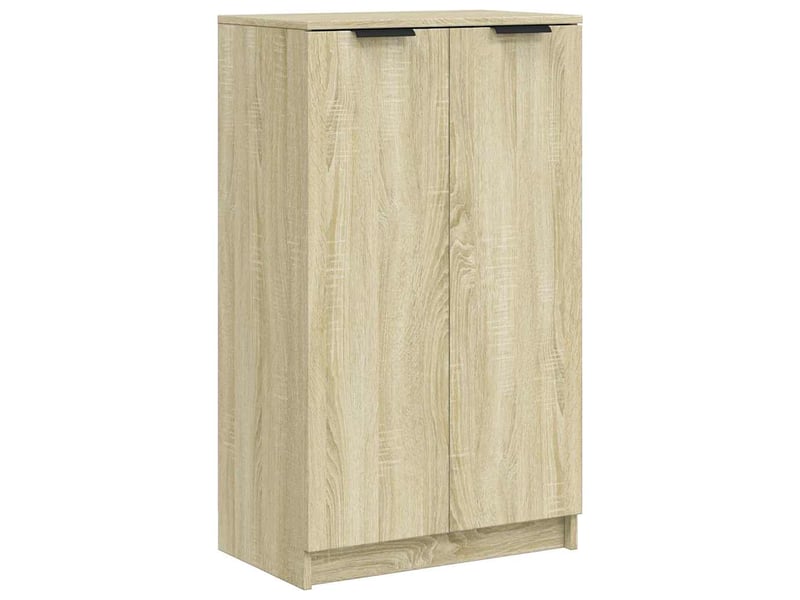  Meuble à chaussure, armoire à chaussures chêne sonoma 59x35x100,5cm bois d'ingénierie  - Conforama A