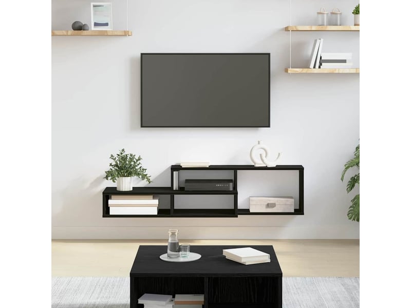  Meuble tv - supportmuralpourtv 120x25x28,5cm bois d'ingénierie  - Conforama B