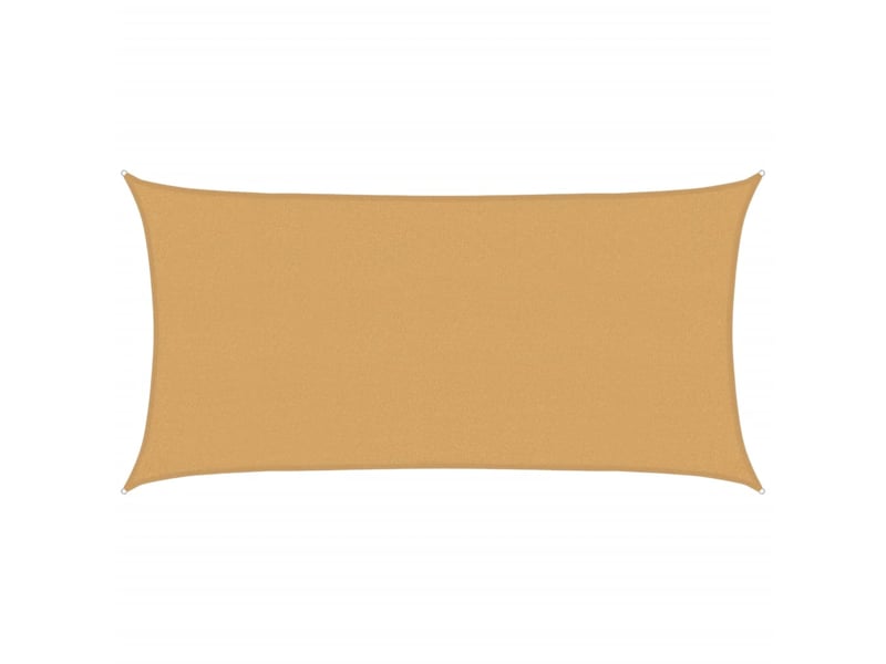  Voile d'ombrage - voile d'ombre - voile parasol 160 gm² rectangulaire sable 2x4 m pehd  - Conforama A